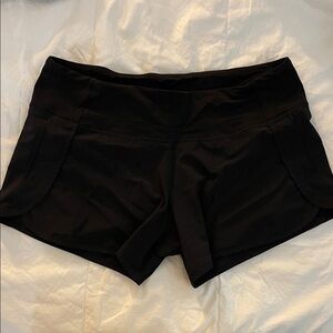 lululemon athletica Black Hotty Hot Shorts